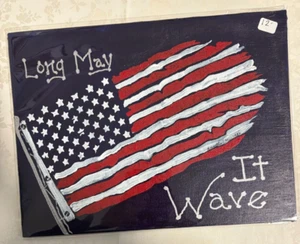 LONG MAY IT WAVE 9X12 CANVAS BOARD - Bild 1 von 1