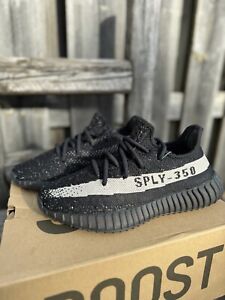 Size 5 - adidas Yeezy Boost 350 V2 Low Oreo Core Black White *NEW* *FAST SHIP✅