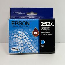 Epson 252XL CYAN DURABrite Ultra Genuine Ink Cartridge Exp 2025