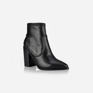 Brand New All Leather Boots - Sol Sana Brand - Black - Never Worn, Retail A$279 - Picture 1 of 4