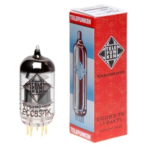 TELEFUNKEN Elektroakustik ECC83-TK Pre Amp Vacuum Tubes - Picture 1 of 2