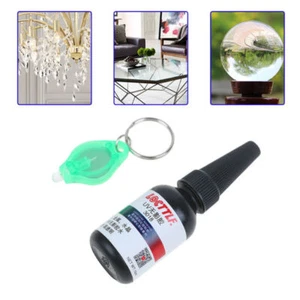 10ML UV Glue Curing Adhesive Transparent Crystal Glass Fast Repair Liquid Glue - Picture 1 of 12
