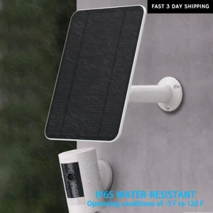 4W Solarpanel für Ring Stick Up Cam Akku / Spotlight Cam Akku HD Kamera W - Bild 1 von 6