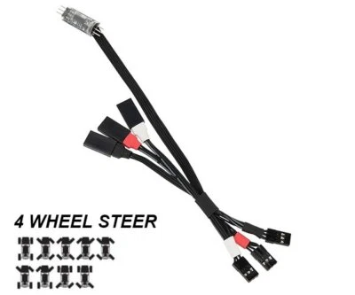 4WS FOUR WHEEL STEERING CONTROL UNIT FOR 1/10 1/16 1/18 TRAXXAS TRX-4M SCX24 - Image 1 of 4