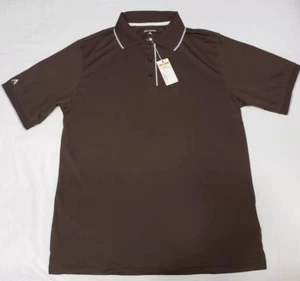 NEW Antigua Desert Dry Elite Golf Polo Shirt Brown Size M Medium - Picture 1 of 7