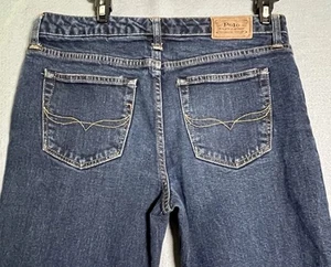 Polo Ralph Lauren Jeans The Hampton Straight Youth Size 20 Dark Wash 30x30 - Picture 1 of 10