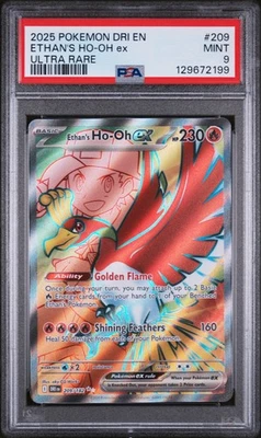 Ethan's Ho-Oh ex 209/182 - Sv10: Destined Rivals Holo (PSA 9) Foto 1 de 2