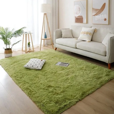 Fluffy Furry Area Rug — Thick Non-Slip Shag Carpet for Living Room & Bedroom - Image 1 of 4