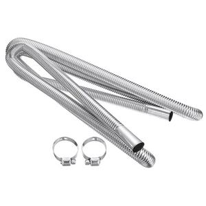 Heater Exhaust Pipe Stainless Steel Exhaust Tubing Flexible Exhaust 1PCS - Picture 1 of 17