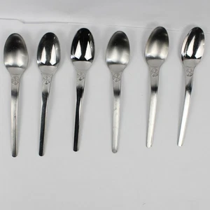 Cambridge Silver CBS20 Pattern 6 Oval Soup Spoons 18/8 Stainless 7.75 Inches - Picture 1 of 5