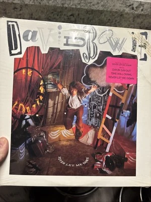 Never Let Me Down by David Bowie - 1987 Vinyl LP Record Still Sealed Promotional - Image 1 of 3