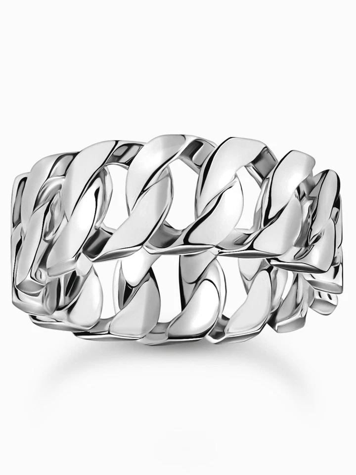 Thomas Sabo TR2497-637-21-64 Anello unisex - Catena a maglie larghe in argento - Immagine 1 di 1