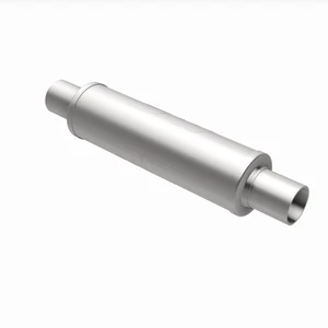 MagnaFlow 10415 4-inch Round Straight-Through Performance Exhaust Muffler - Picture 1 of 10
