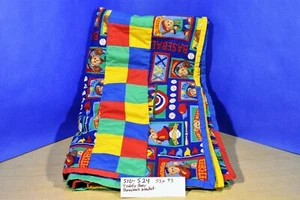 Teddy Bear Baseball Blanket Quilt Comforter 53 x 43 (510-524) - Picture 1 of 2
