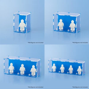 Vitrina de minifiguras LEGO azul claro - Imagen 1 de 15
