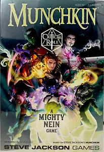 MUNCHKIN Critical Role - A Mighty Nein Game - Steve Jackson Games - NEW SEALED - Picture 1 of 4