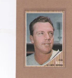 1962 TOPPS BASEBALL GUS BELL #408 METS EXMT *A18016 - Picture 1 of 1