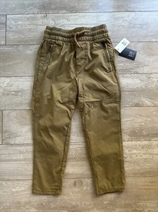 Gap Kids Hybrid Pant Quick Dry Moisture Wicking XS Mission Tan Drawstring Waist - Picture 1 of 6