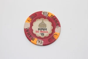 $5 Trump Taj Mahal House Chip Atlantic City - Picture 1 of 3