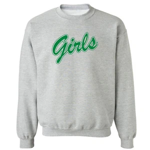 ""Niñas"" Sudadera Cuello Redondo - Tinta Verde - Adulto Pequeña a 5X-Grande" - Imagen 1 de 1