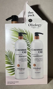 Oliology Nutrient-Rich Coconut Oil Hydrating Shampoo & Conditioner 32oz Duo Pack - Bild 1 von 9