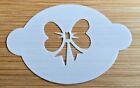 Face Painting Stencil Reusable Washable Flourish Bow Mylar 2.5 In X 1.75
