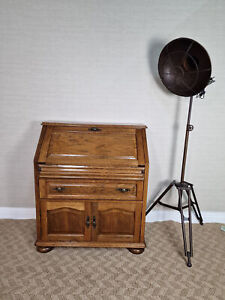An Antique Style Oak Bureau Desk ~Delivery Available~