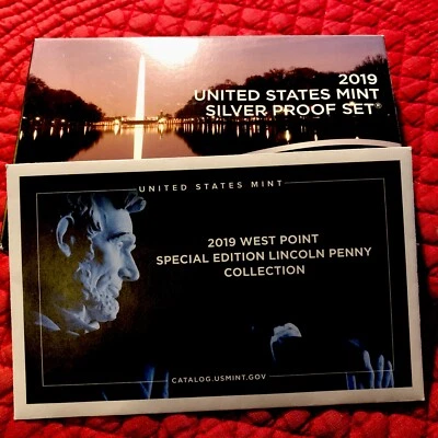 2019 Silver Proof Set w/Penny. 2020 Silver Proof Set w/ Nickel. 2021 Silver P. S - Image 1 of 3