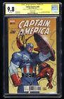 Captain America #695 CGC NM/M 9.8 SS Signed Chris Evans Tom Holland Marvel