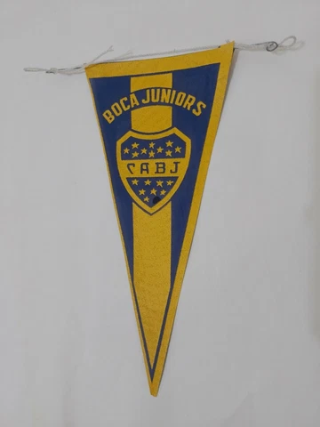 Vintage BOCA JUNIORS Soccer Team PENNANT Argentina 1960 Cover