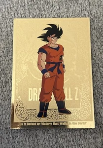 Dragon Ball Z Goku G1 Gold Foil 1998 Artbox JPP/AMADA DBZ Series 1 MP - Picture 1 of 2