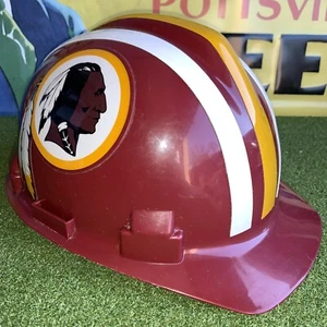 Raro Casco Vintage Washington Redskins ANSI Z89.1 1986 Classe A B 1997 Tipo 1 E - Foto 1 di 8