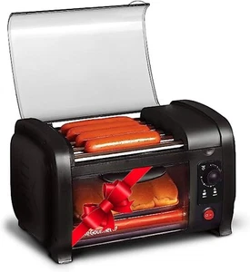 Elite Gourmet Elite Cuisine EHD-051B# Hot Dog Toaster Oven, 30-Min Timer - Picture 1 of 6