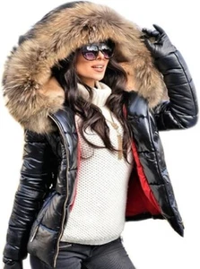 TIPTUPU Women's Winter Thick Coat Lightweight Short Jacket Quilted Parka Sz 3XL - Picture 1 of 11