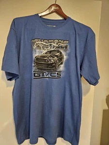 Newport T-Shirt Herren XXL Mustang GT/CS Grafikdruck blau - Bild 1 von 7
