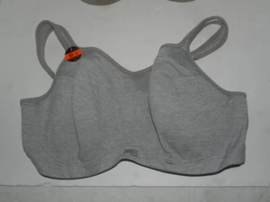 Womens Panache Sport bra 5021 gray NWT 40F bra underwire - Picture 1 of 3