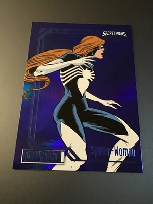 Upper Deck Marvel Allegiance Secret Wars #23 Spider-Woman Rainbow Blue parallel - Image 1 of 2