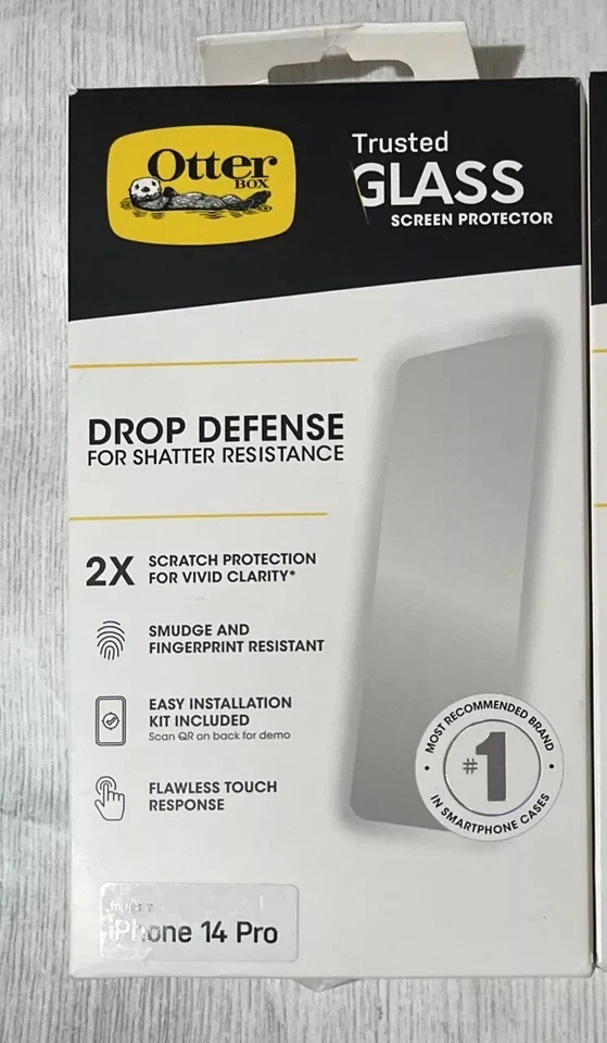 Protector de pantalla de vidrio confiable OtterBox para Apple iPhone 14 Pro Foto 1 de 1