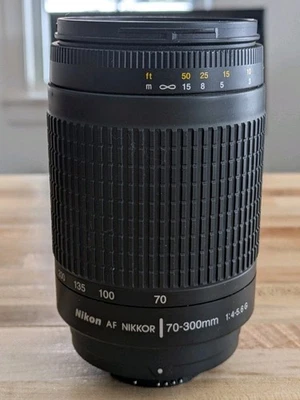 Nikon AF Zoom Nikkor 70-300 мм f/4-5.6G объектив для Nikon DSLR камеры читать!!! - Изображение 1 из 4