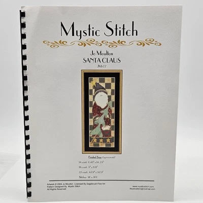 Mystic Stitch Inc Contado Punto de Cruz Folleto Gráfico Santa Claus JM-07 Foto 1 de 4
