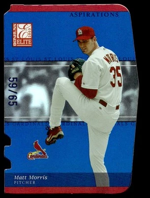 2003 Donruss Elite Aspirations Matt Morris 59/65 St. Louis Cardinals #160 - Image 1 of 2