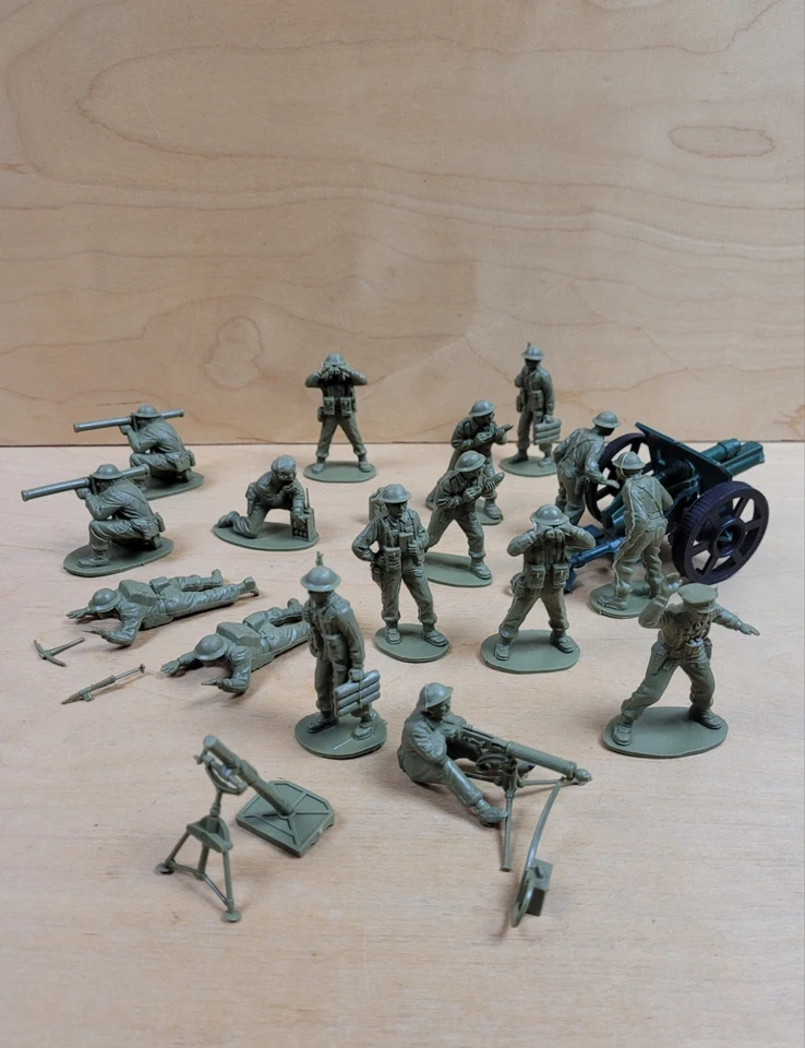 Soldats AIRFIX 1/32 BRITISH INFANTRY SUPPORT GROUP - Photo 1/3