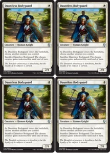 MTG - 4x DAUNTLESS BODYGUARD - Dominaria (U) - Picture 1 of 1