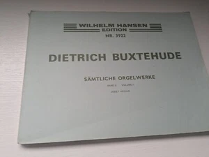 Dietrich Buxtehude All Organ Works Volume 2 Songbook Samtliche Orgelwerke Hansen - Picture 1 of 7