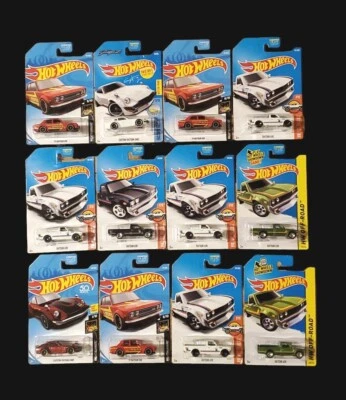 Lote de 12 camionetas pickup Hot Wheels DATSUN 240Z, 71 Datsun 510, Datsun 620 Foto 1 de 4