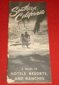 Südkalifornien Hotels, Resorts und Ranches - Reiseführer - von 1953 !!! - Bild 1 von 5