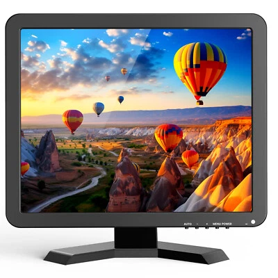 17 Inch TFT HDMI Monitor 1280*1024 VGA/BNC/AV CCTV Camera Gaming PC Screen - Image 1 of 4