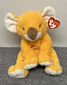 Ty Pluffies Pookie Orange Koala Teddy Bear Tylux Plush 2003 With Tags - Picture 1 of 5