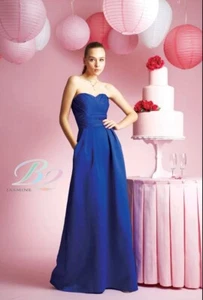 Neu mit Etikett Jasmine B2 A-Linien-Brautjungfernkleid aus Taft mit Herzausschnitt und Taschen - Bild 1 von 4