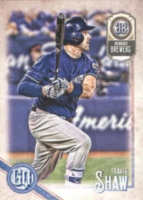 2018 Topps Gypsy Queen #154 Travis Shaw NM-MT Brewers - Image 1 of 2